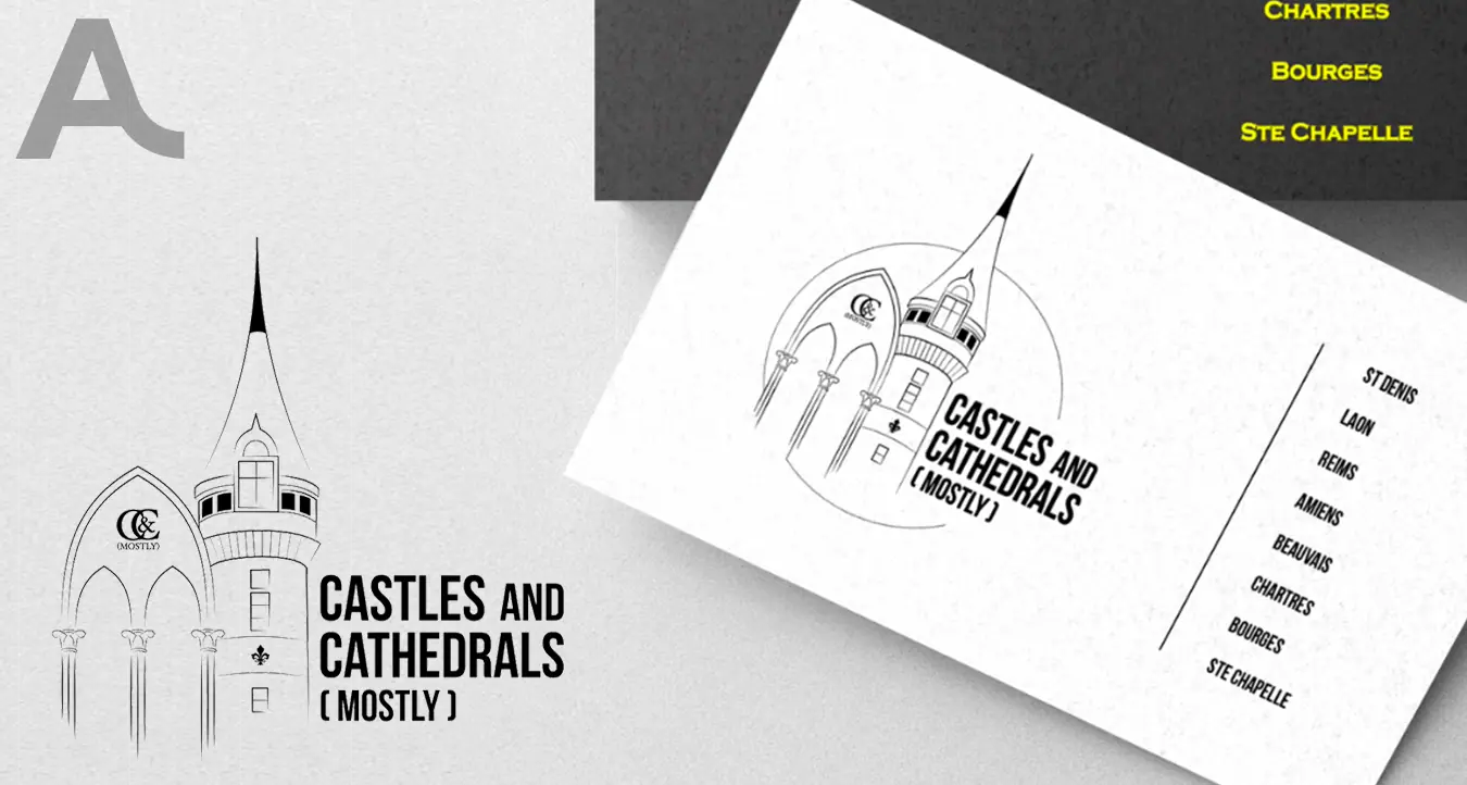 logodesign Custom logo design for Castles and Cathedrals tour company